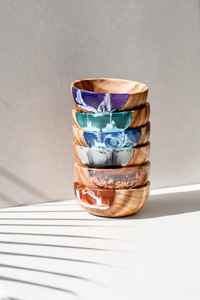 Nouvel ensemble de vaisselle en résine et bois de manguier de style américain, écologique, emballage carton sur mesure - Product Image 2