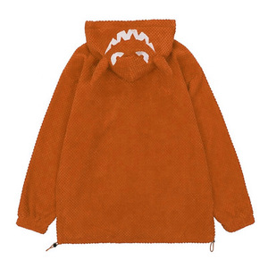OEM de peso pesado de algodón de lana Puff sudaderas con capucha de gran tamaño cuernos de diablo personalizado 3D Puff impresión bordado Logo sudaderas con capucha - Product Image 6