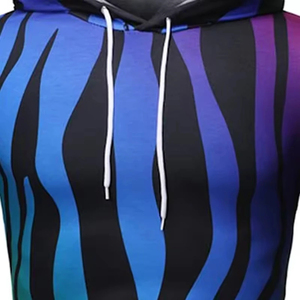 Sublimation <b>Pullover</b> Hoodie Polyester Full Print Hoodie Lightweight Comfortable Hoodie <b>for</b> Training and Daily Wear - Product Image 6