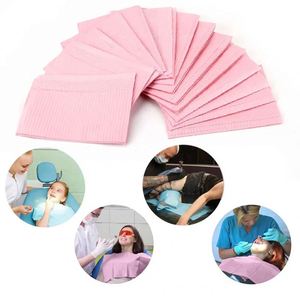Bavettes dentaires médicales personnalisées avec logo, plusieurs couleurs, 125 pièces, 3 plis, jetables, imperméables - Product Image 4