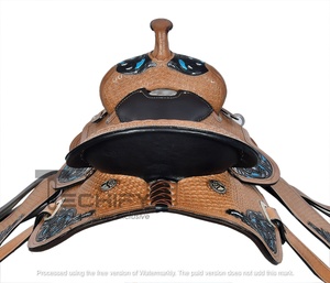 Selle de cheval en cuir confortable pour la longue distance, équipement équestre, accessoires pour chevaux, produit équestre - Product Image 3