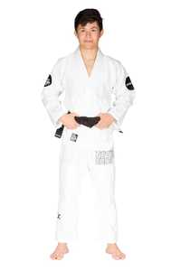 Conjunto Profesional Unisex de Jiu-Jitsu Brasileño Personalizado, Kimono BJJ Azul/Gis con Uniforme de Artes Marciales Blanco Liso - Product Image 5
