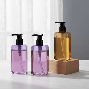 Bouteille en plastique PET de haute qualité de 350ml avec distributeurs polyvalent cosmétique shampooing revitalisant lotion pour le corps prix économique 2025 - Product Image 6