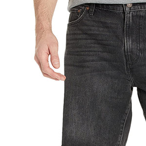 New Men's Fashion <b>Stretch</b> Causal Short Jeans <b>Denim</b> Shorts Black <b>Denim</b> Swear Men's Shorts Canvas <b>Fabric</b> High Street OEM - Product Image 3