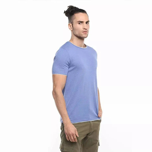 เสื้อยืดคอวีผ้าฝ้าย 100% น้ำหนัก 250 กรัม พิมพ์ลายปักคุณภาพสูงตามสั่งสำหรับผู้ชาย - Product Image 6