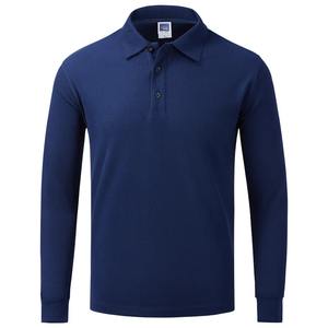 เสื้อโปโลแขนยาวผู้ชายแฟชั่นฤดูร้อนสไตล์เกาหลีเสื้อยืดครึ่งแขนลำลองลายทางปักโลโก้ - Product Image 5