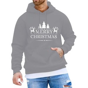 Sudadera con Capucha de Invierno con Cierre y Estampado Navideño Blanco para Hombre y Mujer - Sudadera Festiva con Estampado Digital - Product Image 6