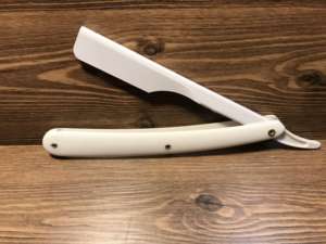 Maquinilla de afeitar de plástico y acero para Barbero, novedad, 2021 - Product Image 5