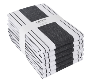 Meilleures ventes Serviette à main rayée en microfibre à séchage rapide Absorption d'eau Tissu de thé de cuisine en coton - Product Image 6