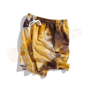 Pantalones cortos deportivos informales personalizados para hombre, colores brillantes, algodón y poliéster, elásticos, sublimados, patrón sólido, pantalones cortos de sudor - Product Image 5