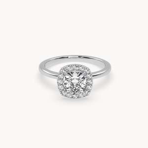 แหวนหมั้นคาร์เตอร์ - แหวนเพชรทองคำ 14k เพาะเลี้ยงในห้องปฏิบัติการสำหรับผู้หญิง - Product Image 1