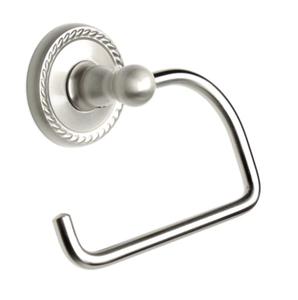 Modern Metal Wall Mounted Toilet Paper Roll Holder <b>Black</b> Coated for Home & Hotel for Bathroom & Washroom Use - Product Image 2