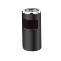 Poubelle de bureau DB-07 de 4 gallons, poubelle ronde en acier inoxydable, poubelle commerciale, poubelle en métal, bac à déchets