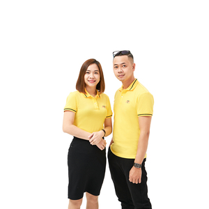 เสื้อโปโลสีเหลืองสำหรับผู้ชายและผู้หญิง - Product Image 1