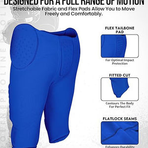 Pantalones de Entrenamiento de Fútbol Americano Personalizados de Buena Calidad para Hombre, Pantalones de Fútbol Americano con Logotipo Personalizado, Faja de Fútbol Americano de Spandex - Product Image 2