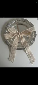 Stainless Steel Metal Serving <b>Tray</b> For Food & Sauce Plate Luxurious For Hotel & Restaurants <b>Silver</b> Plated High Quality Customise - Product Image 5