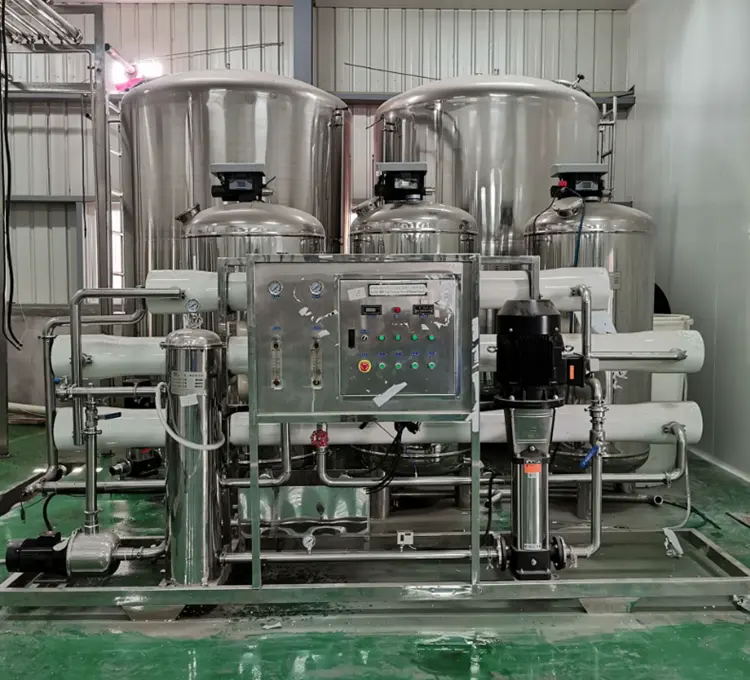 Mineraalwater Productie Machine Drinkwater Ro Plant In Container Kleine Waterzuivering Machine