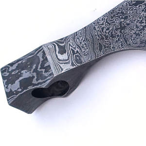 Tête de hache en acier damas sur mesure avec des conceptions uniques idéales pour le camping Bushcraft Artisan Tools et DIY Wood Projects - Product Image 4