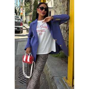 เสื้อแจ็คเก็ตผ้าลินินสำหรับผู้หญิง Agnes รุ่น 6105 เสื้อเบลเซอร์สุดหรู - Product Image 5