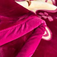 Couverture en fourrure de vison coréenne de luxe Raschel double épaisseur épaisse et lourde pour lit king size canapé doux et chaud en polyester literie