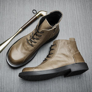 Zapatos Mocasines de Piel de Becerro con Detalles Cosidos a Mano y Soporte para el Arco del Pie, Zapatos de Vestir para Hombre - Product Image 2