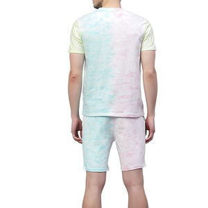 Ensembles de shorts d'été T-shirts et shorts décontractés à séchage rapide pour hommes Logo personnalisé Ensembles de shorts pour hommes 100% coton Ensembles de mode personnalisés - Product Image 2