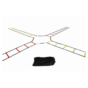 Escalera de agilidad con funda de transporte negra, Ideal para entrenamiento de velocidad, juego de fútbol, entrenamiento - Product Image 4
