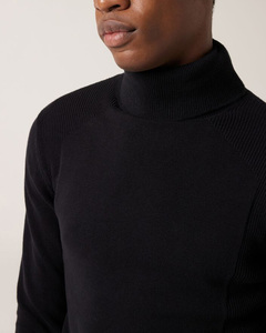 Sweat-shirt décontracté et de rue pour hommes 100% pull en coton doux coupe ajustée Streetwear tricots avec broderie personnalisée - Product Image 3