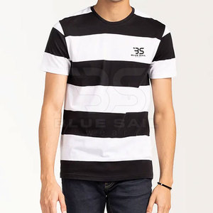 T-shirt en coton pour homme, col rond élégant, pour un look urbain décontracté, tissu respirant, t-shirt en coton pour homme - Product Image 1