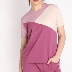 Camisetas de manga corta para mujer, Camiseta de algodón y poliéster para mujer, camiseta personalizada para mujer a la venta - Product Image 1