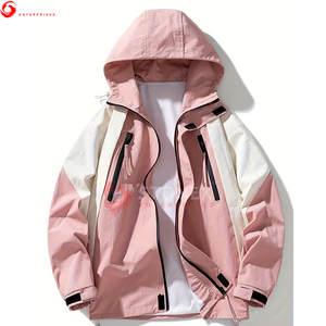 Best Quality Men's Canvas <b>Windbreaker</b> Jacket New Fashion Lightweight Full Sleeve Zipper Hooded Collar Waterproof Breathable - Product Image 1
