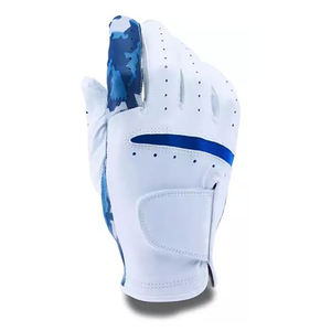 Gants de golf en microfibres pour hommes, main gauche, durables, respirants, en maille de performance verte, antidérapants pour le sport. - Product Image 5