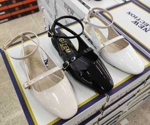 รองเท้าบัลเล่ต์ส้นสั้นของผู้หญิงทุกวัน1ซม. 36-40ผลิตใน turkiye - Product Image 3