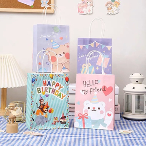 Venta caliente-Bolsas de regalo de papel Kraft ecológicas de primera calidad con ASAS-Bolsa de compras de papel Kraft marrón de todos los tamaños hecha en Vietnam - Product Image 3