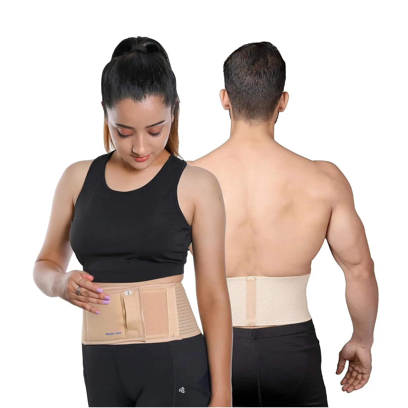 Umbilical Hernia Support Belt Abdominal Binder for Belly Button Hernias or Navel Hernias Pain Relief Belt