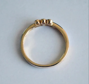 Bague de mariage en diamant de laboratoire plaqué or 10 carats avec bague de fiançailles avec certificat GIA/IGI pour cadeau de fête et d'amour - Product Image 5