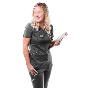 Conjunto de Uniformes Médicos de Punto Personalizados para Hospital, Uniformes para Enfermería, Doctor, Spa, Médico, Enfermera - Product Image 2