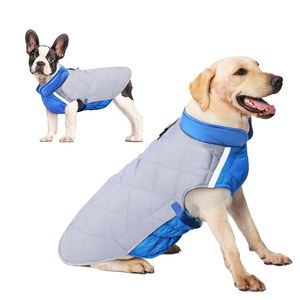 Vente en gros de vêtements pour chiens Veste légère et chaude avec capuche en fourrure pour petits et grands chiens Vestes d'hiver 2025 - Product Image 1