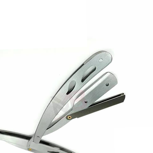 Navaja de Barbero de Acero Inoxidable Reutilizable 2026, Instrumentos de Belleza Personalizados de Alta Calidad, Color Personalizado - Product Image 6