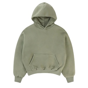 Jersey de la mejor calidad 100% algodón Sudadera para hombre Sudadera con capucha blanca con bolsillos delanteros Nuevo estilo Buen mejor precio Oferta al por mayor - Product Image 1