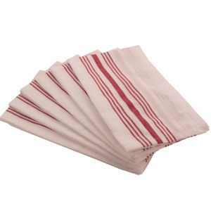 Serviette de table et napperon Bistro 100% coton-Bleu - Product Image 1