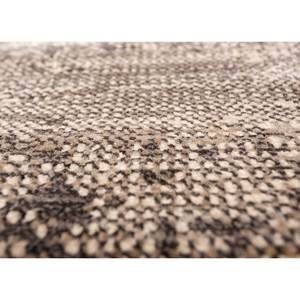 พรมขนสัตว์ผสมไหมไผ่ถักมือสีเบจและสีน้ำตาลลายAbstract รุ่น Kavi Afterglow สำหรับตกแต่งบ้าน ห้องนั่งเล่น และทางเดิน รุ่น Eskm-04 - Product Image 3