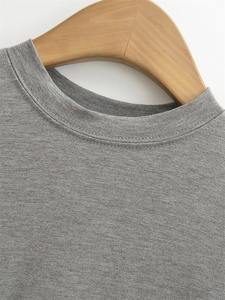 Camiseta Casual de Alta Calidad para Hombre, Corte Ajustado, Manga Corta, Secado Rápido, Cuello Redondo, Diseño Liso, Tela Jersey Estampada - Product Image 5