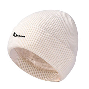 Gorros de Lana con Bordado 3D, Logotipo Personalizado, Unisex, Cálidos para Invierno, 100% Acrílico, Forro Polar Interior - Product Image 3