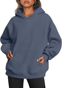 Sweat-shirt pour femme avec logo personnalisé, sweat à capuche solide pour femme - Product Image 3