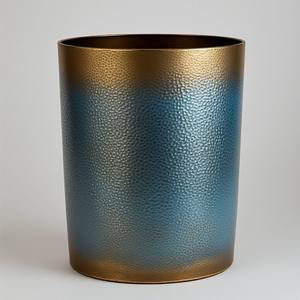 Poubelle en métal robuste sans couvercle, conçue pour les zones à fort trafic, offrant des performances fiables, écologique, longue durée de vie - Product Image 5