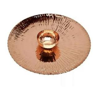 Bol de service traditionnel en cuivre avec détails artistiques apportant style patrimonial et élégance à chaque salle à manger - Product Image 4