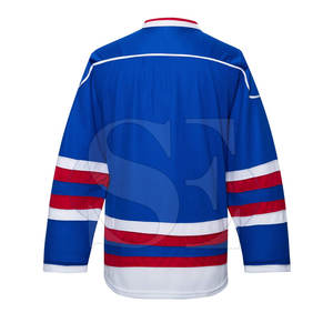 Camiseta de hockey sobre hielo al por mayor personalizable al mejor precio, ropa de hockey de talla grande transpirable para clubes y ligas de equipos - Product Image 2