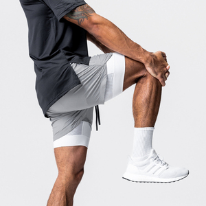 Verano de alta calidad al por mayor pantalones cortos de secado rápido Joggers Fitness Athletic Workout gimnasio ropa deportiva hombres Activewear Gym Running Shorts - Product Image 2
