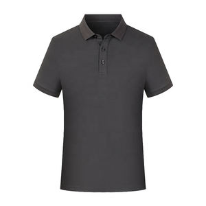 Manga corta de algodón de alta calidad para Polo logotipo personalizado impresión patrón sólido fábrica al por mayor para hombres y mujeres - Product Image 3